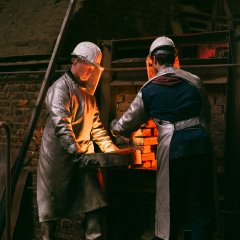 Guss der Friedensglocke in der Gießerei Petit & Edelbrock in Gescher, NRW. ©Julia Pohle / artstar Verlag GmbH