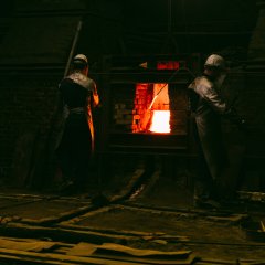 Guss der Friedensglocke in der Gießerei Petit & Edelbrock in Gescher, NRW. ©Julia Pohle / artstar Verlag GmbH