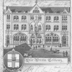 Leseverein Görresbau AK-Repro 1910