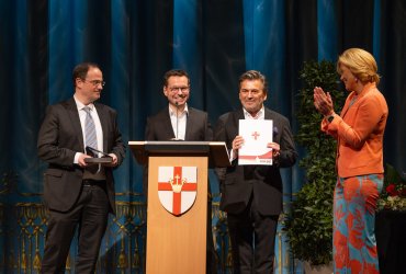 Verleihung des Kulturpreises der Stadt Koblenz im Theater Koblenz.