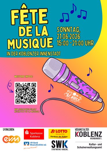A1 Plakat Fête de la Musique 2026 (594 x 841 mm) - 1